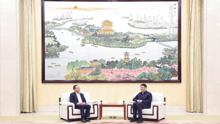 姜冬冬会见辽宁本溪党政代表团